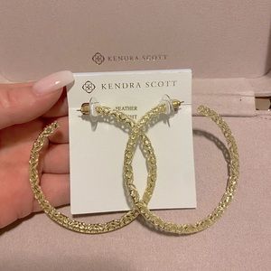 Kendra Scott Gold Maggie 2.5” Hoops